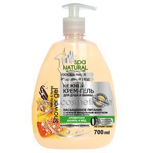 ������ ����-���� ��� ���� ���������� ������ � ��� SPA Natural Cream Shower Gel Vanilla & Honey