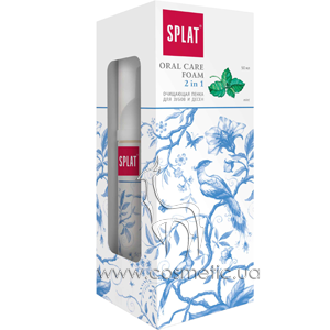 ��������� ����� ��� ����� � ����� 2�1 ����� SPLAT Oral Care Foam Mint 2in1