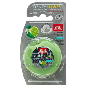 ������ ���� � �������� ��������� � ����� 30� SPLAT Professional Dental Floss with Bergamot and Lime