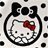 ���������� �������� ��� ����� Tangle Teezer Compact Styler #2 Hello Kitty Black
