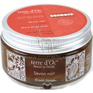 ������ ���� ��� ���� �������� � ������������ �������� Terre d'Oc Argan Black Body Soap