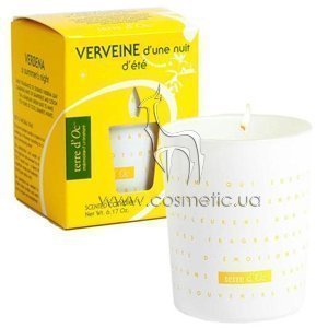 ����� ������������� ������� ������� � ������ ����� Terre d'Oc Aromatic Candle Verveine