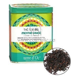 ������������ ������ ��� � �������� ���� Terre d'Oc Organic Black Tea Mint