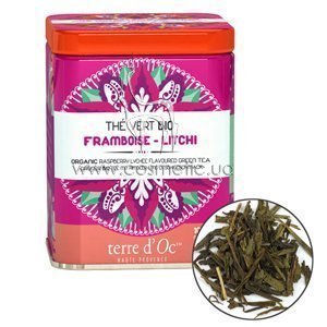 ������������ ������� ��� � �������� ������ � ���� Terre d'Oc Organic Green Tea Raspberry & Lychee