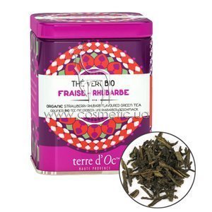 ������������ ������� ��� � �������� �������� � ������ Terre d'Oc Organic Green Tea Strawberry & Rhubarb