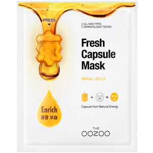 ����� ��� ���� � ��������-����������� ��������� ������� The Oozoo Fresh Capsule Mask Royal Jelly
