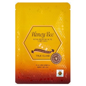 �������� ����� � ���������� ��������� ������� True Island Honey Bee Royal Propolis Nutri Sheet Mask
