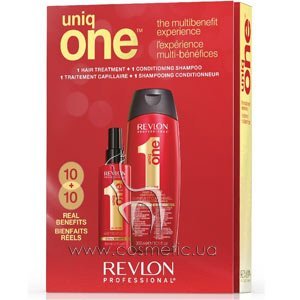 ���������� ����� (����� ��� ����� + �������-�����������) Uniq One Duo Pack Hair Treatment & Conditioning Shampoo