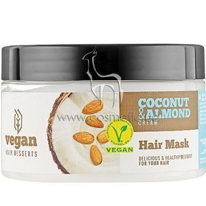 ����������� ����� ��� ����� ������ � �������� Vegan Desserts Hair Coconut & Almond Cream Mask