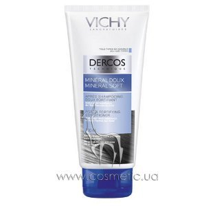 ���������� ����������� � ���������� ��� ���������� ����� Vichy Dercos Mineral Soft Soft & Fortifying Conditioner