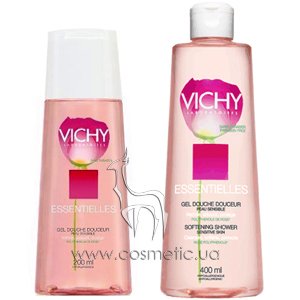 Увлажняющий смягчающий гель для душа Vichy Essentielles Gel Douche