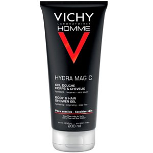 ������� ������������ ���� ��� ���� ��� ���� � ����� Vichy Homme Hydra Mag C Body & Hair Shower Gel
