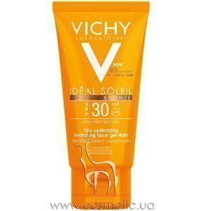 �������������� �����-���� ��� ���� Vichy Ideal Soleil Bronze Tan Optimizing Hydrating Face Gel-Fluid SPF 30