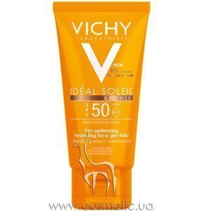 �������������� �����-���� ��� ���� Vichy Ideal Soleil Bronze Tan Optimizing Hydrating Face Gel-Fluid SPF 50