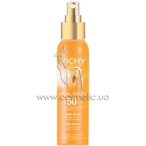 �������������� ����� ����� ��� ���� Vichy Ideal Soleil Dry Oil SPF 50