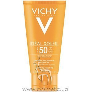 Солнцезащитная матирующая эмульсия с высоким уровнем защиты Vichy Ideal Soleil Emulsion Anti-Brillance Toucher Sec SPF 50