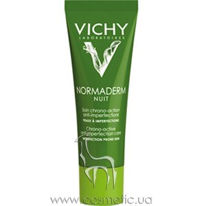 Хроно-активный ночной крем-уход для проблемной кожи Vichy Normaderm Nuit Soin Chrono-Action Anti-Imperfection