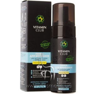 ����� ��� �������� ��� ���������� ���� ���� � ������������ ���� VitaminClub Acne Face Foam