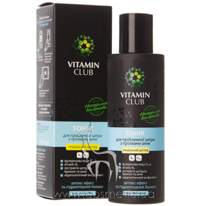 ����� ��� ���������� ���� ���� � ������������ ���� VitaminClub Acne Toner
