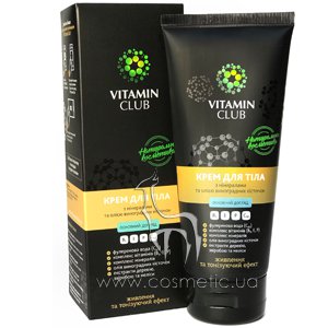���� ��� ���� � ���������� � ������ ����������� �������� VitaminClub Body Cream with Minerals