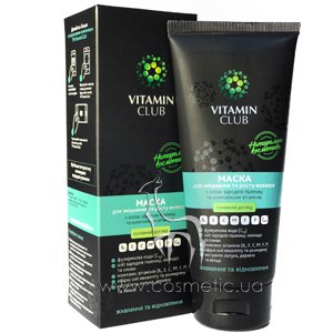 ����� ��� ���������� � ����� ����� � ������ ��������� ������� � ���������� ��������� VitaminClub Hair Mask with Wheat Germ Oil
