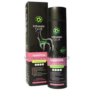������� ��� ���������� ����� � ��������� � ������ �� VitaminClub Keratin Shampoo