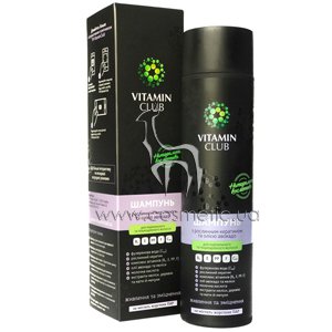 ������� ��� ���������� � ������������ ����� � ������������ ��������� � ������ ������� VitaminClub Shampoo with Herbal Keratin and Avocado Oil