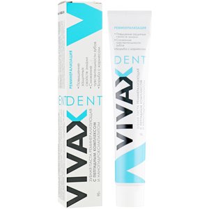 ���������������� ������ ����� ����������������� � ��������� ���������� � ����-���������������� Vivax Dent Blue Toothpaste