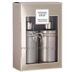 ����� ��� ���� Vivian Gray Brown Crystals Cream Soap & Hand Lotion Gift Set