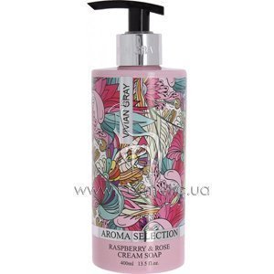 ������ ����-���� ������� � ���� Vivian Gray Aroma Selection Raspberry & Rose Cream Soap