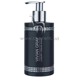 ������ ����-���� Vivian Gray Black Crystals Luxury Cream Soap