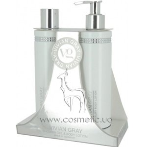 ����� Vivian Gray White Crystals Set