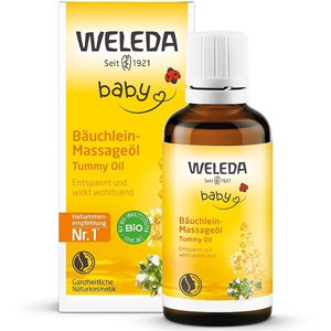 ����� �� ������� �������� � ��������� Weleda Baby Bauchleinol