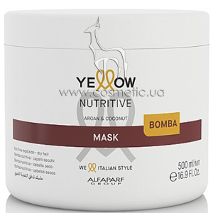 Питательная маска для волос Yellow Nutritive Argan & Coconut Mask
