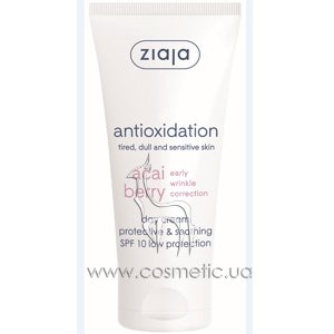 Дневной крем увлажняющий Ягоды асаи Ziaja Acai Berry Day Cream SPF 10