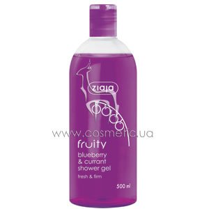 ���� ��� ���� ������� � ��������� Ziaja Fruity Blueberries & Currants Shower Gel