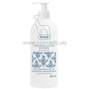 ����������� ������ ��� ���� � ���������� ����� Ziaja Nourishing  Body Lotion Silk Proteins