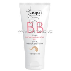 ��-���� ��� ���������� ���� Ziaja Tone BB-Cream SPF 15